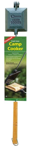 Coghlans - Cast Iron Camp Cooker - Iron &amp; Wood