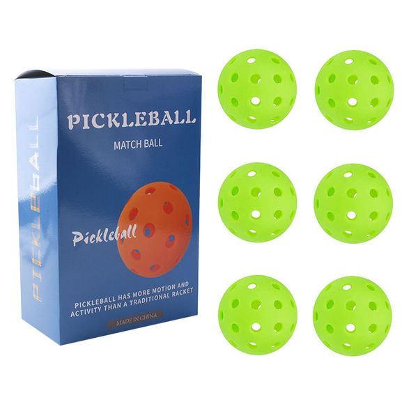 6 Pack 40 holes Outdoor Pickleball
