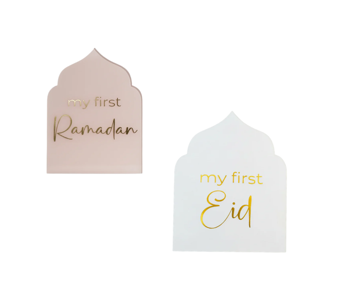 My First Ramadan/Eid Baby Acrylic Ornament Party Decor Milestone Prop