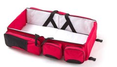 3-in-1 Multi-Function Travel Nappy Bag - Red