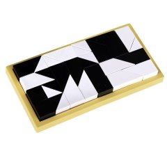 Black And White Building Block Jigsaw Puzzle Educational Toy