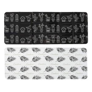 Kitchen Aluminium Foldable Splash Guard Set of 2