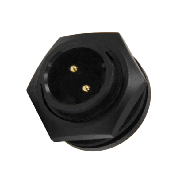 4182-2PG-300 Multi-Con-X 2-Pin Panel Mount Connector, #12, Sealed, IP67