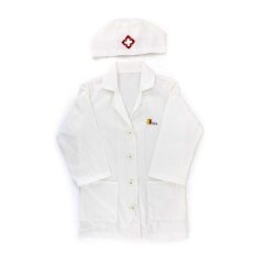 Viga Little Doctor Roleplay Costume and Hat for kids