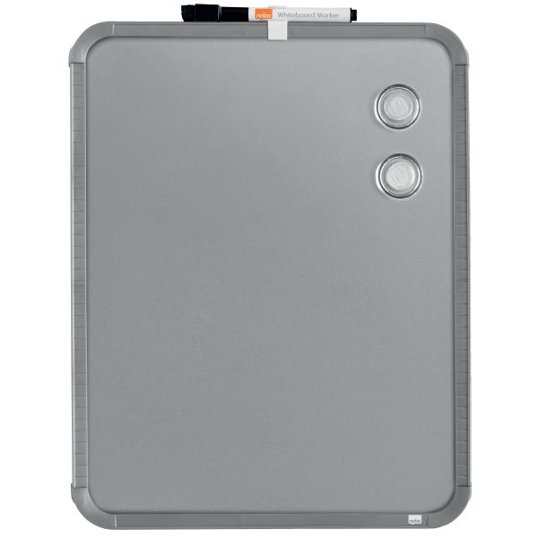 Nobo Mini Magnetic Whiteboard Slim Silver Frame 360x280mm