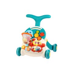 Baby Walker and Learning Activity Table, 2-in-1 Multifunctional Design