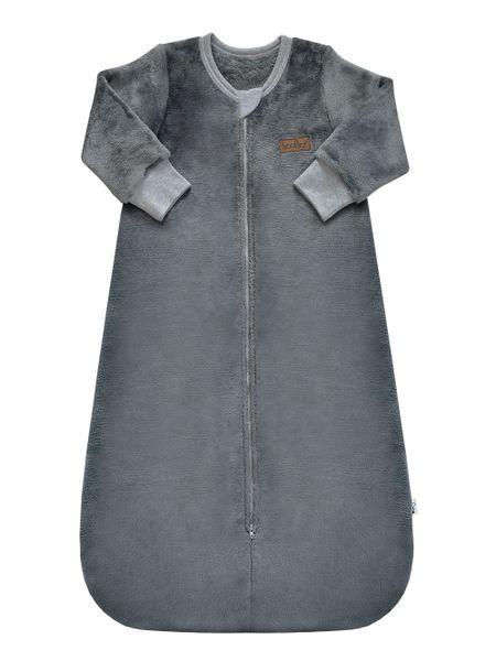 Hoolies - Charcoal Sleeved 2 Tog Plushienap Sleepsack
