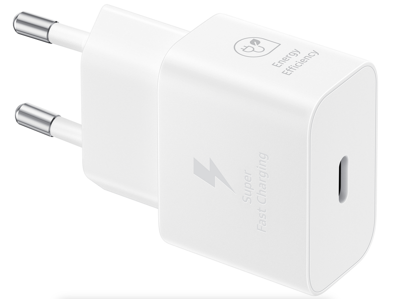 Samsung Original GaN USB-C Wall Charger 25W Without Cable - White