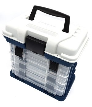 Predator Fishing Tackle Box Mini with Removable Trays