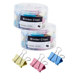 48 PCS - Delightful Colors Binder Clips - 32mm