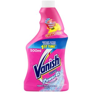 Vanish 500ml, Power 02, Fabric Stain Remover, Laundry Pre-Wash, Preen Spray, Refill