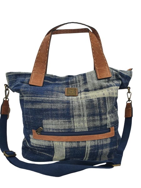 Cotton Road Dark Denim Bag