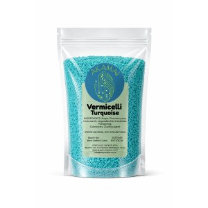 Turquoise Vermicelli Cake Sprinkles - Premium Decor