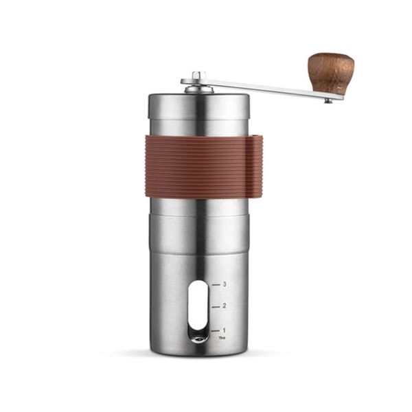 Portable Coffee Mill with Hand Crank 304 Stainless Steel Coffee Mill | Han
