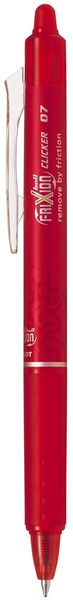 Pilot Frixion Ball Clicker 0.7mm Erasable Pen - Red