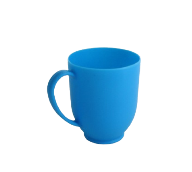 Blue Plastic 500ml Mug