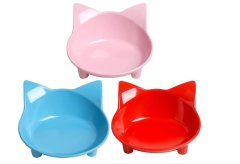 3Piece Pet Bowl Non-Slip Shallow Food-Grade Whisker Relief