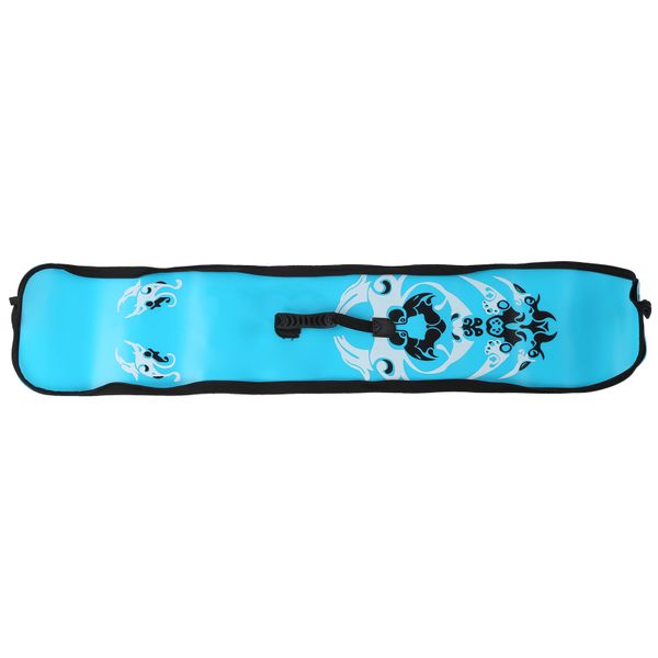 Light Blue EVA Foldable Fishing Rod Case