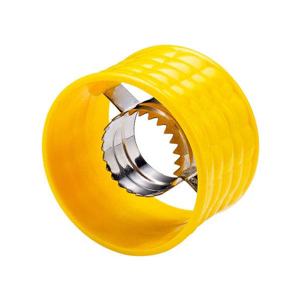 Easy Grip Corn Stripper &amp; Mielie Peeler Tool - Yellow Kitchen Gadget