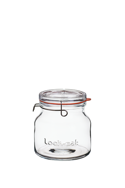 Luigi Bormioli - 1.5 Litre Lock-Eat Glass Handy Jar With Lid