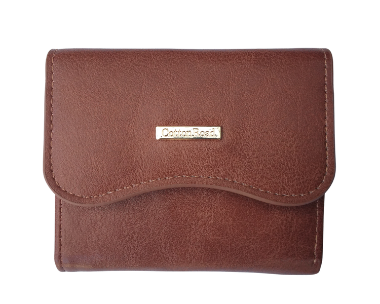 Cotton Road Multi-Card Slot Compact Wallet with Snap Closure