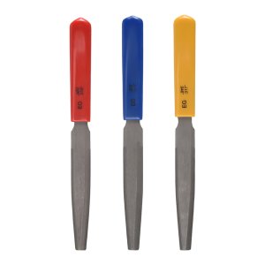 3Pieces Tapered Guitar Nut File Nut Slotted File Set Double Edge Wire File