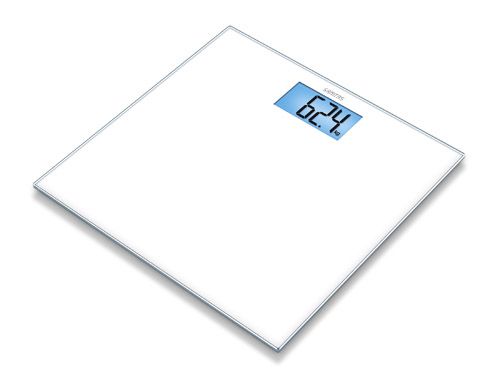 Sanitas Bathroom Scale / Body Weight Scale with XL LCD Display SGS 03 White