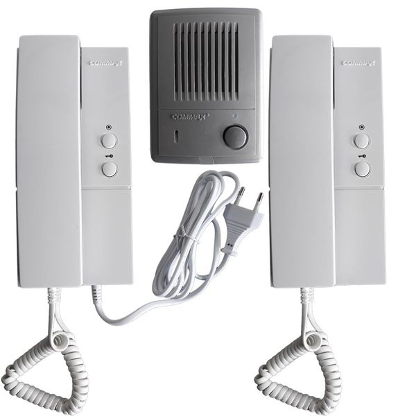 Commax Intercom 1 to 2 Kit