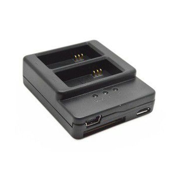 Action Mounts Dual Battery Charger Compatible with GoPro Hero 3/ 3+ (AHDBT-301 &amp; 201)