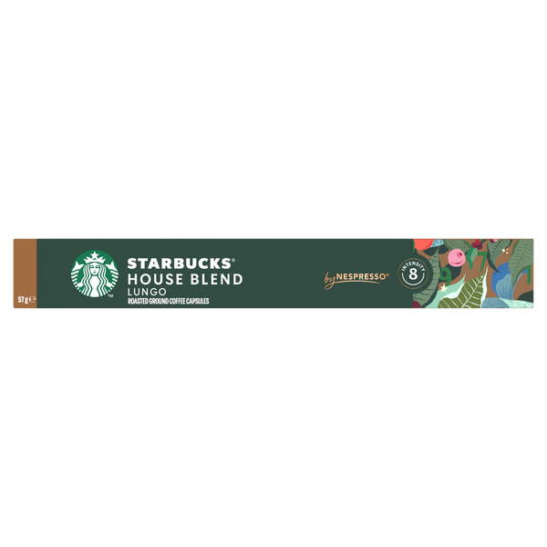 STARBUCKS House Blend by NESPRESSO Medium Roast, 57g box of 10 coffee pods
