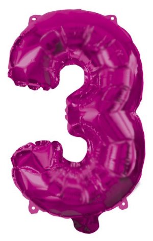 37 Inch Air-Helium Pink Foil Balloon 3