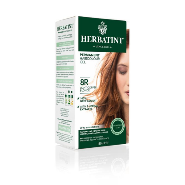 Herbatint 8R Light Copper Blonde - 6 Boxes