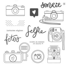 Trocraft Transparent Retro Camera Stamp