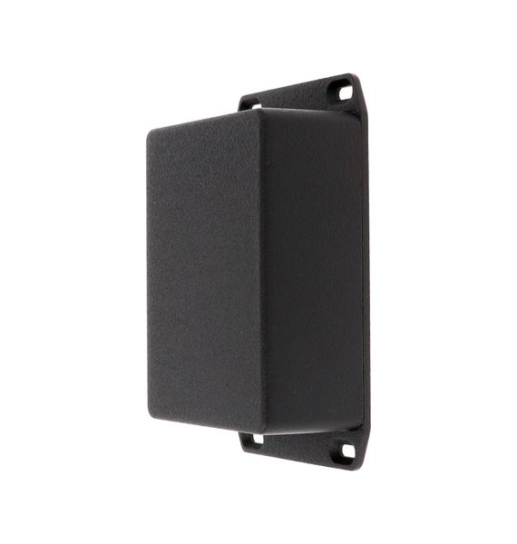 1590SFLBK Aluminium Black Flanged Enclosure 110x82x44mm IP54