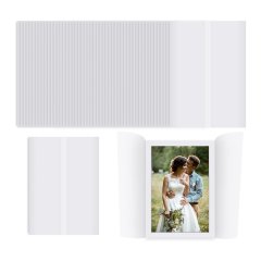 50 Sheets Pre-Folded Vellum Jackets for 5X7 Invitations