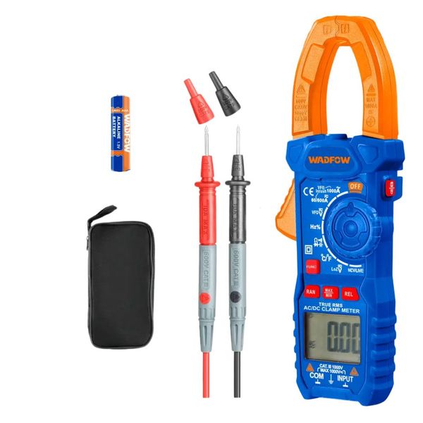 Wadfow - Digital Clamp Meter BO - AC 600A (6000 Count LCD)