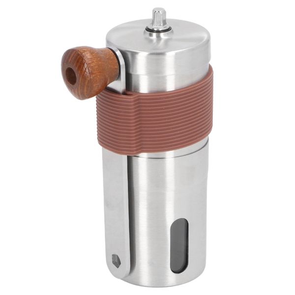 Coffee Grinder Stainless Steel Manual Ceramic BurrCoffee Bean GrinderBrown