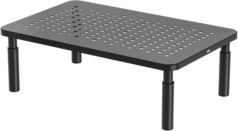 Computer Monitor Stand for Desk, Adjustable Laptop Riser Desk Monitor Stand