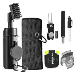 Golf Club Cleaner Kit with Golf Groove Sharpener Tool Golf Accessories Kit