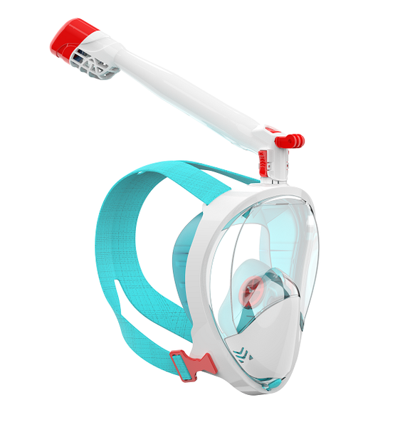 Jack Brown 180-Degree View Easy Breath Full Face Snorkeling Mask (L-XL)