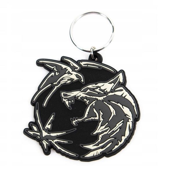 The Witcher (Wolf Swallow Star) Rubber Keychain