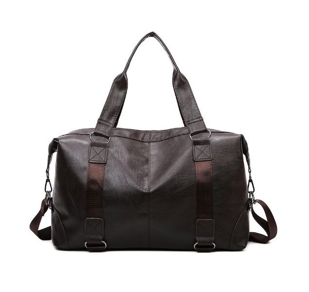 Shoulder Crossbody, Soft PU Leather Duffle, Casual Handbag