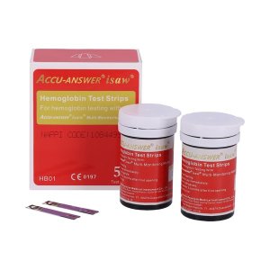 Accu-Answer isaw Hemoglobin Blood Test Strips (50)