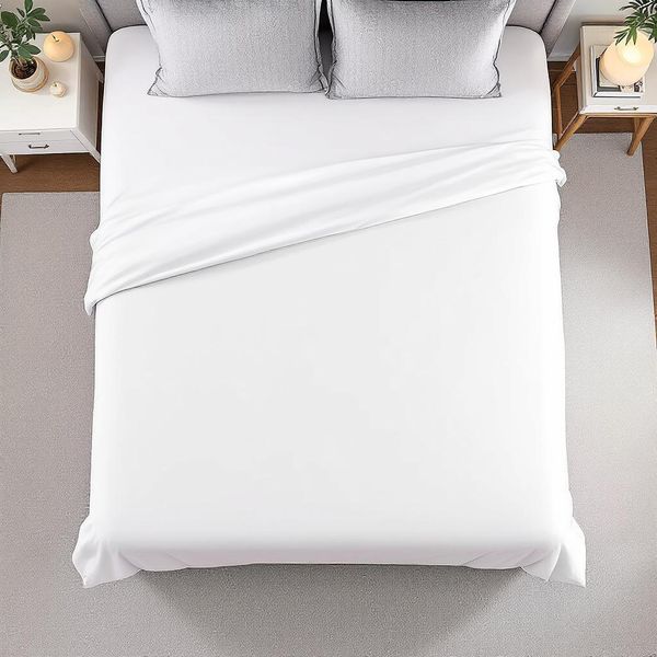 SIR Online 600 Thread Count Egyptian Cotton Fitted Sheet