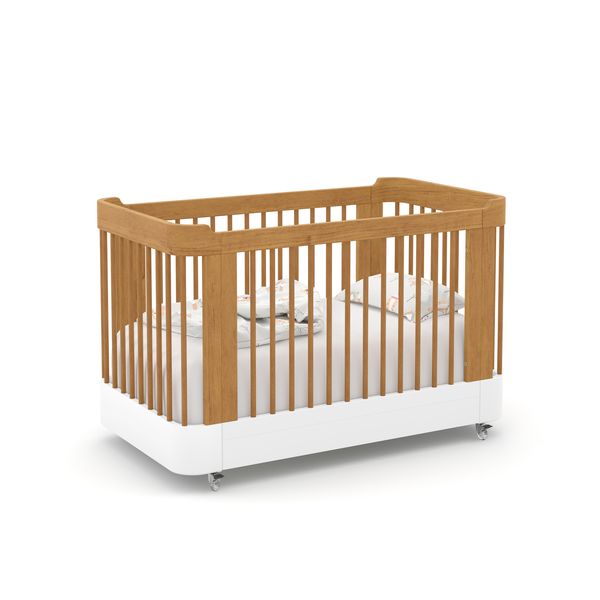 George &amp; Mason Baby - 3-in-1 Nido Convertible Cot to Bed on Wheels