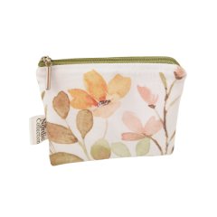 Nordic Scandinavian Orange Blooms Coin Purse Walley Key Sanitary Pouch