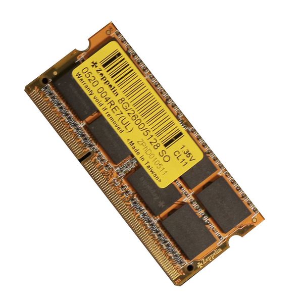 Zeppelin Laptop Memory DDR4 8GB PC2666 MHz 8IC 1GB x 8