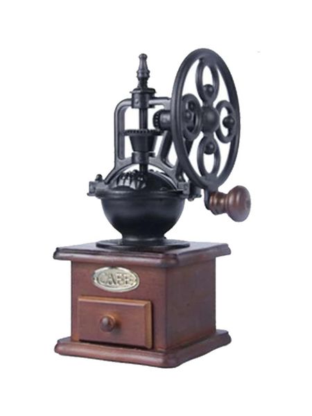Classic Hand Grinder for Coffee Cast Iron Hand Retro Coffee Beans