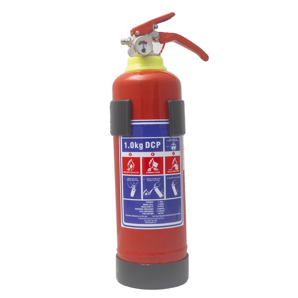 1kg DCP Fire Extinguisher With Plastic Bracket