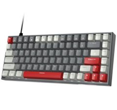 Wired Backlit Keyboard With Mechanical Colour Block Keycaps - Multicolour